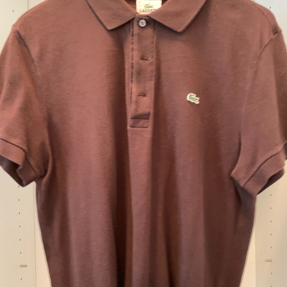 Lacoste Polo, Brown